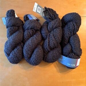 Plymouth Yarn Company NWT Brown Alpaca Silk Nylon bundle lot of 4 skeins